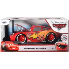 Autá: Blesk McQueen kovový automobil s otváracou kapotou v mierke 1/24 - Simba Toys