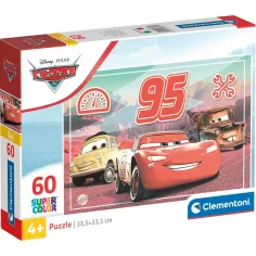 Autá Super Color 60 ks puzzle - Clementoni