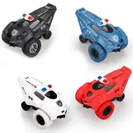 Autíčko so zotrvačníkom v štyroch variantoch