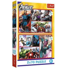 Avengers - Pomstitelia - 2 x 70 ks puzzle - Trefl