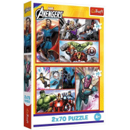 Avengers - Pomstitelia - puzzle 2 x 70 dielikov - Trefl