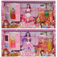 Bábika Betty so šatníkom a módnym oblečením 30 cm
