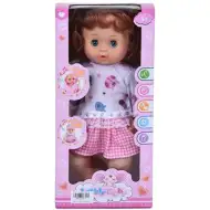 Bábika Kelly v károvanej sukni 36cm so zvukovými efektmi