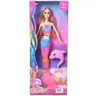 Bábika Morská víla s delfínom 30cm