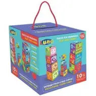 Baby 10 ks farebných vzdelávacích kociek