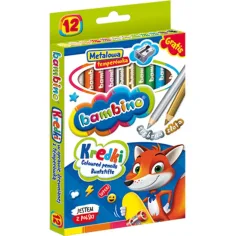 Bambino: Jumbo farebné ceruzky 12 dielny set so strúhadlom obrázok 4