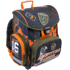 Bambino: Military ergonomická školská taška, batoh 36x27x14cm obrázok 3