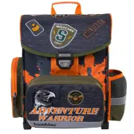 Bambino: Military ergonomická školská taška, batoh 36x27x14cm