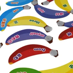 Banana Pairing: Hračka na rozvoj anglickej slovnej zásoby s banánmi na suchý zips obrázok 5