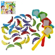 Banana Pairing: Hračka na rozvoj anglickej slovnej zásoby s banánmi na suchý zips