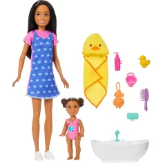 Barbie bábika v oblečení so srdiečkami - Mattel obrázok 2
