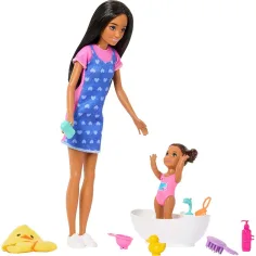 Barbie bábika v oblečení so srdiečkami - Mattel obrázok 4