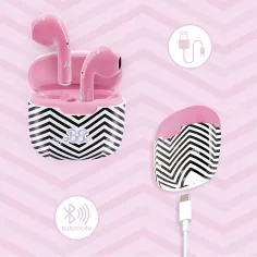 Barbie Bezdrôtové Bluetooth ružové slúchadlá - Lisciani obrázok 3