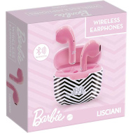 Barbie Bezdrôtové ružové Bluetooth slúchadlá - Lisciani