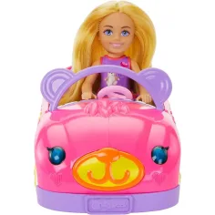 Barbie: Chelsea bábika s medvedíkom v kabriolete - Mattel obrázok 2