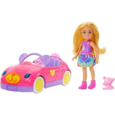 Barbie: Chelsea bábika s medvedíkom v kabriolete - Mattel obrázok 3