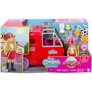 Barbie: Chelsea hasičské auto, hrací set - Mattel