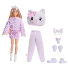 Barbie: Cutie Reveal prekvapujúca bábika - Mačka - Mattel obrázok 2