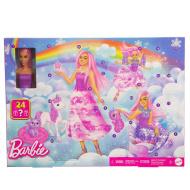 Barbie Dreamtopia adventný kalendár s 24 prekvapeniami - Mattel