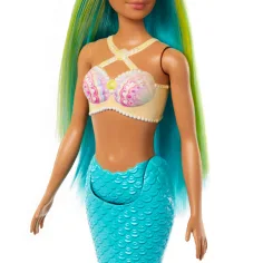Barbie Dreamtopia: Morská víla bábika s modrými vlasmi a plutvami - Mattel obrázok 4