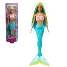Barbie Dreamtopia: Morská víla bábika s modrými vlasmi a plutvami - Mattel
