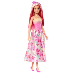 Barbie Dreamtopia: Princezná bábika v ružovom motýľovom šate - Mattel obrázok 3