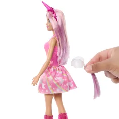 Barbie Dreamtopia: Unikornia bábika v ružovej sukni - Mattel obrázok 2
