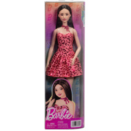 Barbie: Fashionista kamarátky štýlová bábika s hnedými vlasmi v leopardích šatách – Mattel