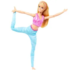 Barbie: Flexibilná joga bábika so svetlými vlasmi - Mattel obrázok 3