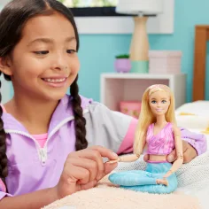 Barbie: Flexibilná joga bábika so svetlými vlasmi - Mattel obrázok 6