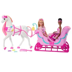 Barbie Louskáčik - Snehová sánka so zajačikom - Mattel