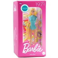 Barbie Malibu 1971 zberateľská bábika 15cm