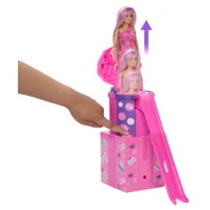 Barbie párty reveal prekvapenie set so šmykľavkou - Mattel obrázok 3