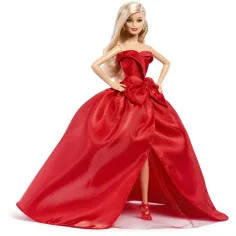 Barbie: Signature Holiday 2026 zberateľská bábika s blond vlasmi 32 cm - Mattel obrázok 3