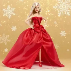 Barbie: Signature Holiday 2026 zberateľská bábika s blond vlasmi 32 cm - Mattel obrázok 5