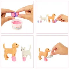 Barbie veterinárna klinika na sadrovanie s bábikou s ružovými vlasmi - Mattel obrázok 3