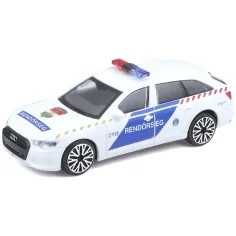 Bburago: Maďarské Policajné Auto Audi A6 Avant 1:43