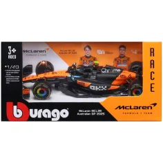 Bburago: McLaren MCL39 F1 (2025) pretekárske auto kovový model auta 1/43 (Lando Norris #4)