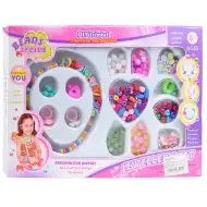 Beads Series: Sada na výrobu šperkov s náhrdelníkom a prsteňmi 500+perál