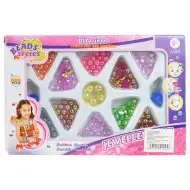 Beads Series: Set na výrobu šperkov 200+farebných perál a prívesky