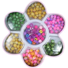 Beads Series: Set na výrobu šperkov so 100+ korálkami a niťou obrázok 2