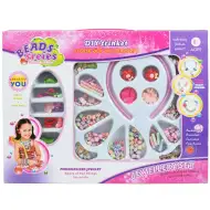 Beads Series: Set na výrobu šperkov 500+ farebných perál a čelenka