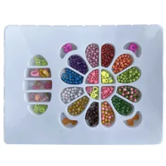 Beads Series: Set na výrobu šperkov s perlami, gumičkou do vlasov a príveskom obrázok 2