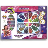 Beads Series: Set na výrobu šperkov s perlami, gumičkou do vlasov a príveskom