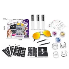 Beauty World: Beauty Bomb sľudové tetovanie set so slnečnými okuliarmi obrázok 2