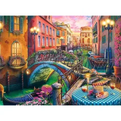 Benátsky večerný idyl 3000-dielne puzzle - Trefl obrázok 2