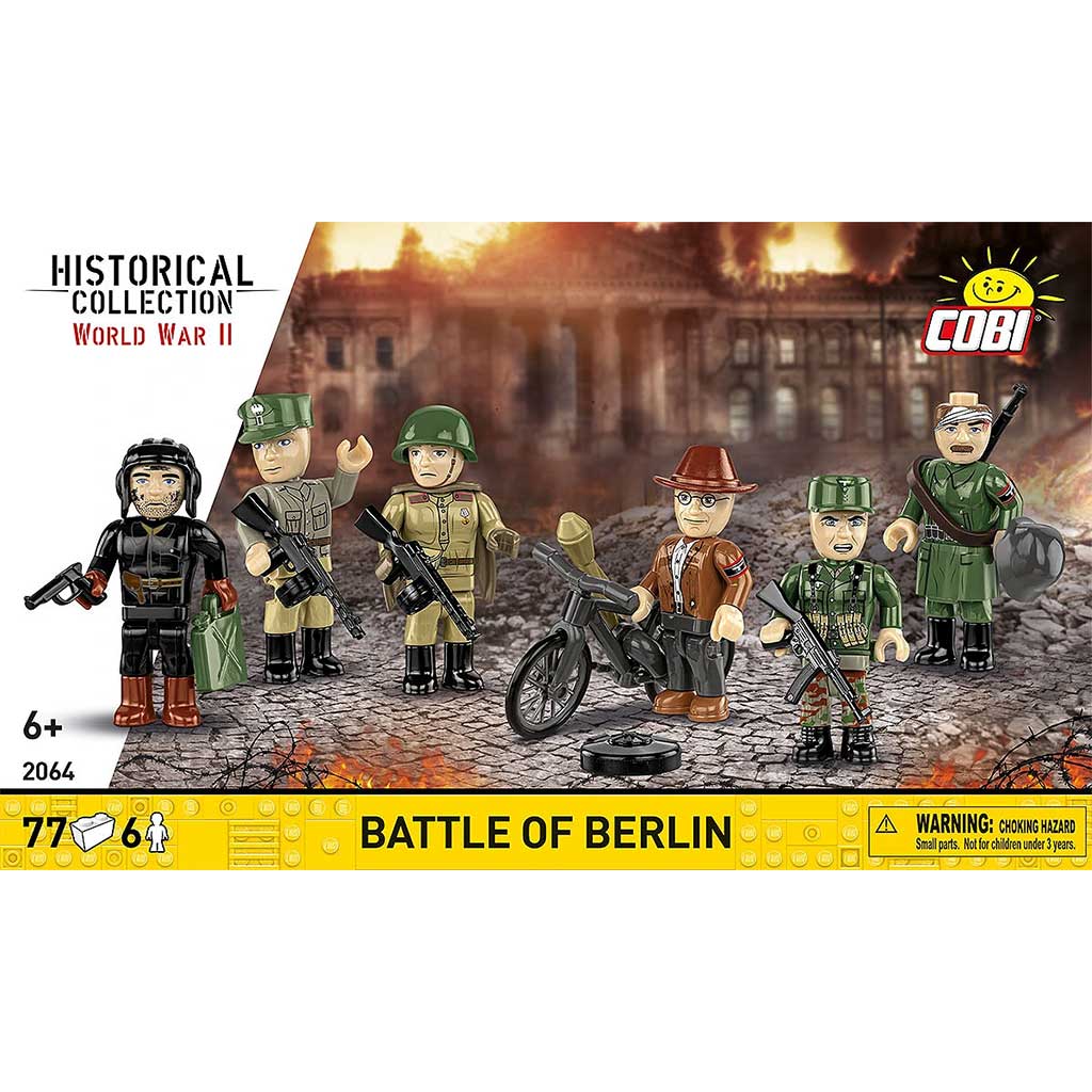 COBI: WWII Berlínsky bojový figurkový set (2064)