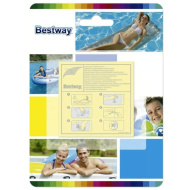 Bestway: Sada opravných náplastí 6,5x6,5 cm, 10 ks