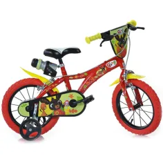 Bing červený detský bicykel vo veľkosti 14 - Dino Bikes bicykel