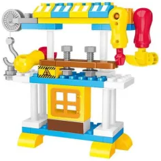 Blocks DIY stôl stavebnica 50 dielny set obrázok 2